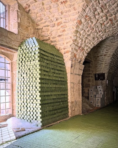 Traditional Aleppo stone architecture tied to Bera Botanicals soapmaking heritage
