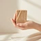 Bera Botanicals Aleppo soap bar held in hand for a simple cleansing ritual